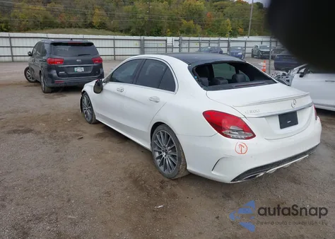 2017 Mercedes-Benz C 300 Sport from USA, damaged, VIN 55SWF4JB4HU218602